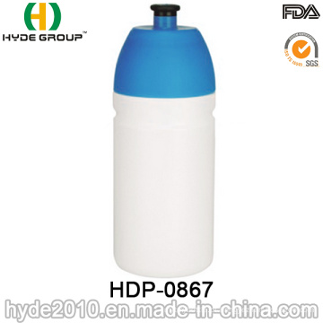 Garrafa de água quente do esporte do plástico da venda 500ml PE (HDP-0867)